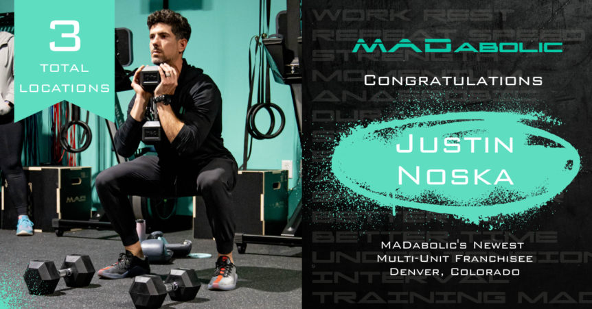 Congratulations to MADabolic's Newest Franchise Owner, Justin Noska. Noska will bring three MADabolic gyms to the Denver metro.